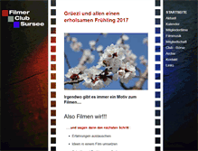 Tablet Screenshot of filmerclub.ch